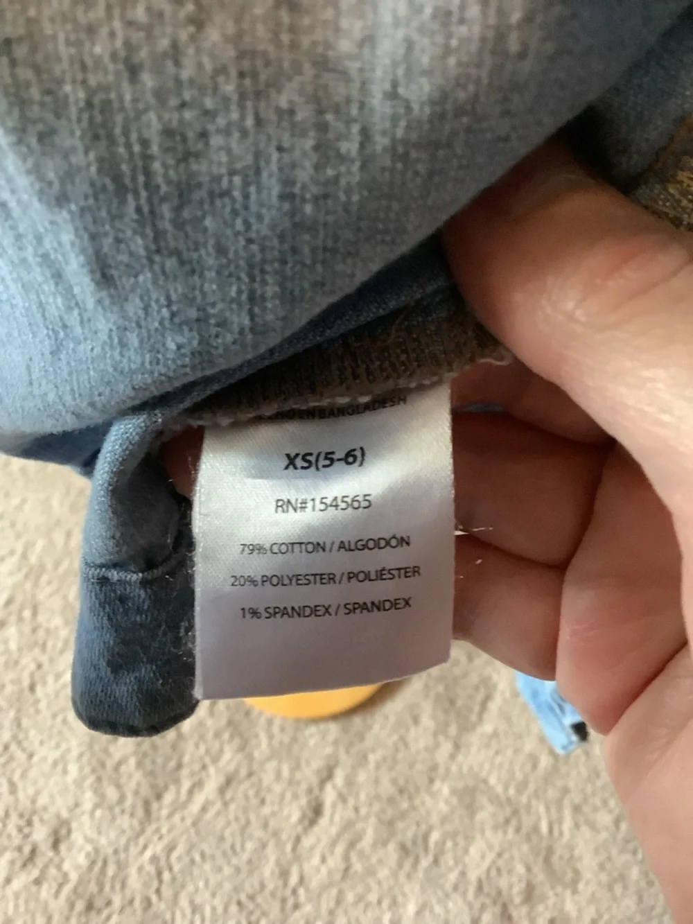BCBG Girls XS (5-6) Light Blue Kids Denim Jacket - Excellent Condition.